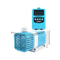 High-power quiet pump for tanks