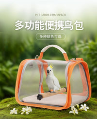 Bird Carrier Backpack with Ventilation for Small Birds
