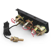 2 Inch 52mm Mechanical Triple Gauge Set for 12V Vehicles