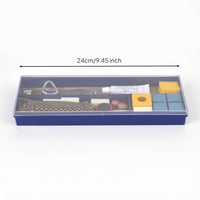 Cue Repair Kit with Case Compact Billiard Chalk Complete Cue Repair Kit for Pool Enthusiasts