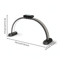Foldable Crescent Lamp LED Crescent Light Curved Manicure Table Light Dimmable for Beauticians