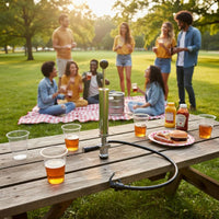 Manual Beer Pump Tap Portable Keg Party Pump Sturdy for Outdoor Gathering