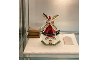 Dutch Mill Box Compact Home Decoration Fading Resistant