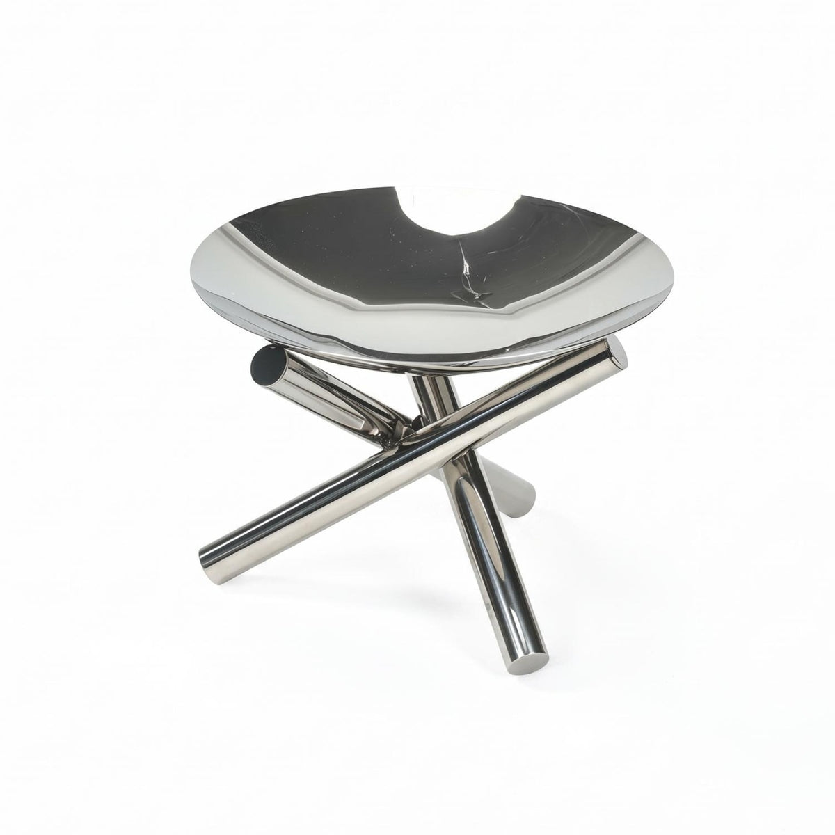 Round Tray Stand European Stainless Steel Tray Effortlessly Simple to Clean Stainless Steel Platter