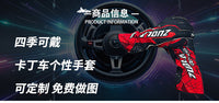 F1卡丁车汽车房车赛车长款外缝手套防滑轻薄全掌硅胶耐磨可定图案