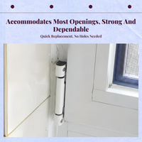 Aluminum hinge damper for doors