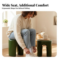 Arched Leg Stool Nordic Aesthetic Household Furniture Modern Minimalist