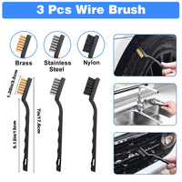 Electric Drill Brush Head 40-Piece Multi-Function Cleaning Detail Gap Brush Car Mop Wash Glove