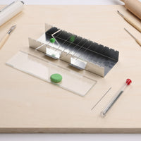 DIY Tool Kit with Pointed Implement Tool Transparent Aluminum Rack with Acrylic Plate Heavy-Duty for Crafters, Hobbyists