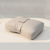 Leg Pillow with Strap Contoured Leg Positioning Pillow Cushion Ergonomic Padded for Side Sleepers, Bed, Sofa