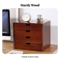 Desktop Drawer Unit Minimalist Design Stackable Drawer Box Eliminates Clutter