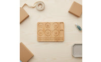 Wooden Bead Tray Wood Bracelet Design Easy-to-Use Bracelet Beading Board for DIY Crafters, Jewelry Makers, Workbench