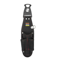 Quick-Attach Rotating Tool Pouch Heavy-Duty Waist Tool Pouch Compact Drill Pouch Lightweight for Electricians, Installers, Repair Technicians
