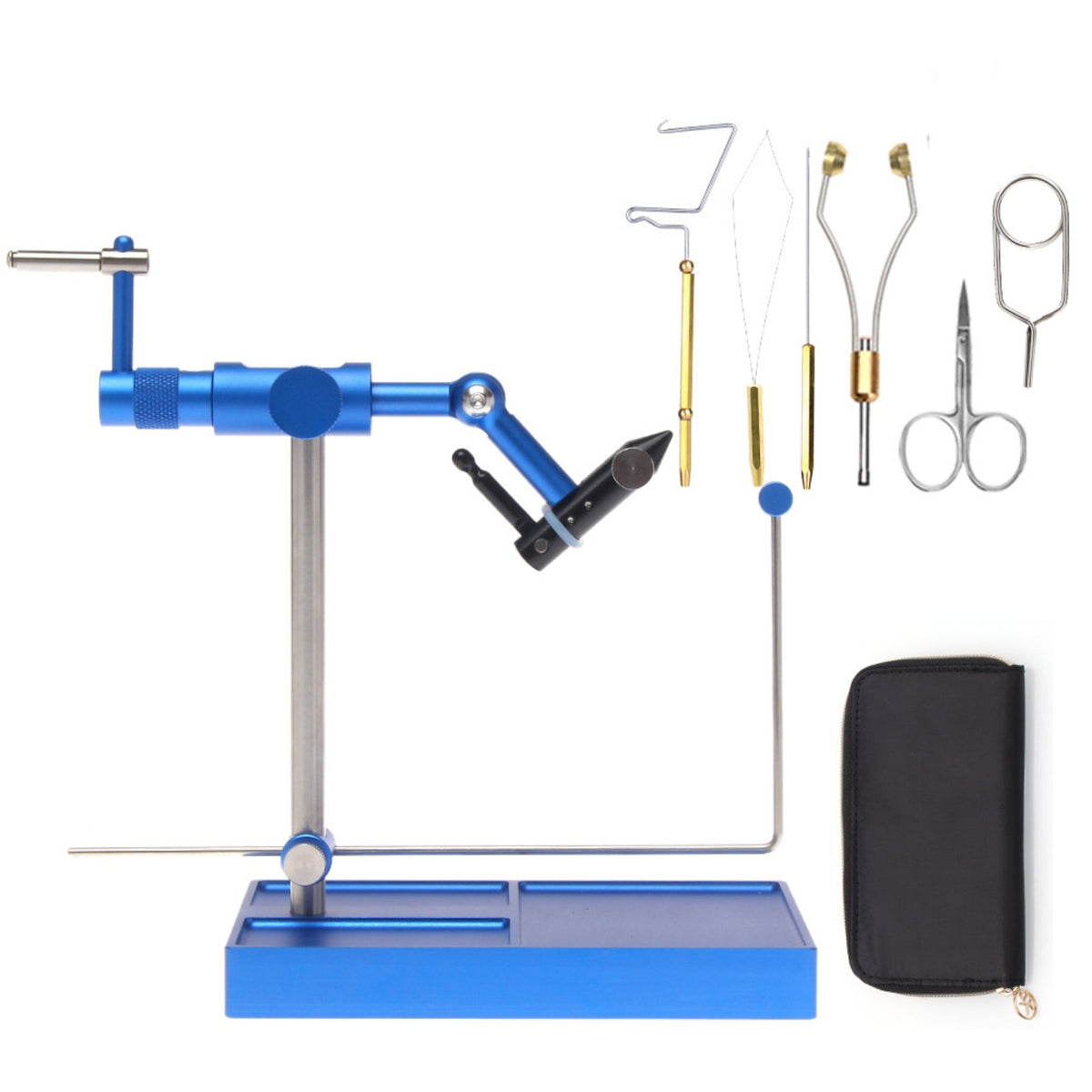 Fly Tying Kit with Tools Adjustable Fly Tying Vise with Tools Complete