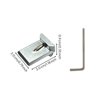 Opening Lock, Adjustable Aluminum Lock, protected Locking Hardware for Sliding casements and Doors, Easy Installation, sturdy, Home and Office Security