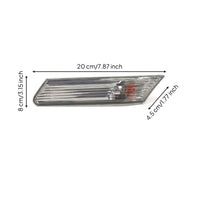 Side Turn Light Lamp Elongated Transparent Side Indicator Vehicle Part