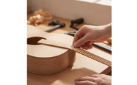 8 Pieces Spruce Wood Guitar Binding Strip Slotted Guitar Binding Strips Decorative Luthier Wood Strips Flexible for Luthiers, DIYers