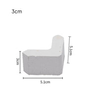 High Temperature Resistant L-Shaped Kiln Post Reusable Mullite Firing Prop Pottery Tool for Art Studio