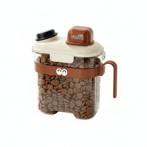 Pet Food Storage Container Airtight Pet Food Container Clear for Countertop
