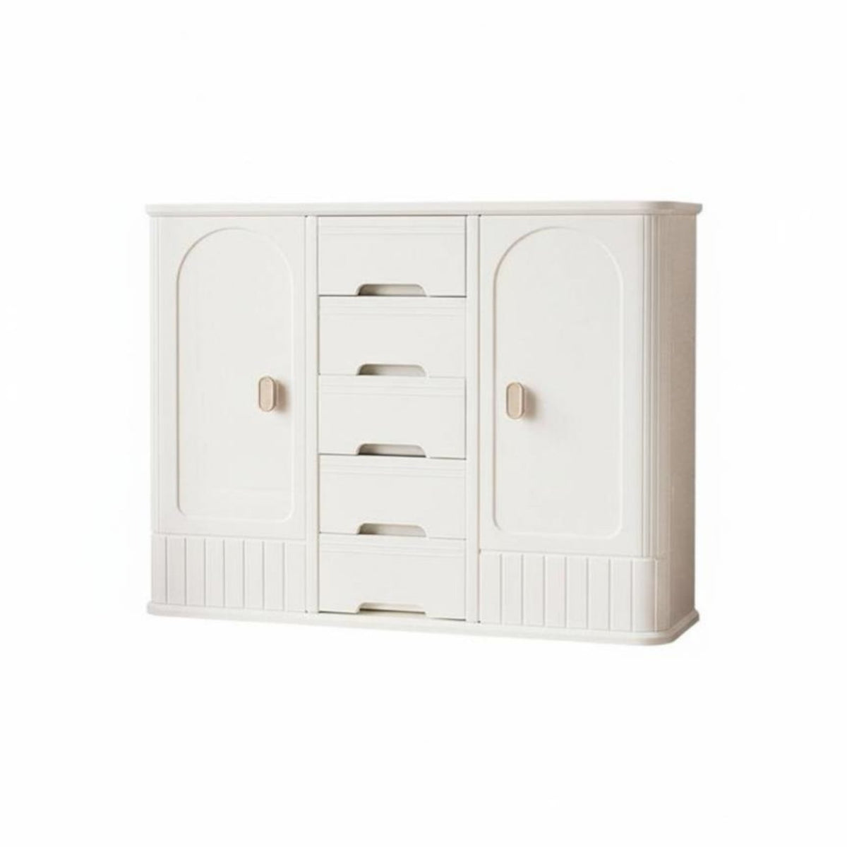 Wheeled Multi-compartment Storage multi-functional unit Large Capacity Household Furniture for young children