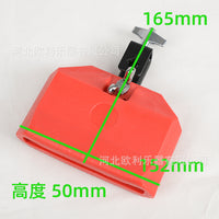 Plastic Wooden Fish Percussion Instrument (Red, Low-Pitch)