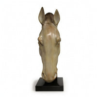 Abstract Horse Head Sculpture Modern Figurine Resin for Living Room, Homeowners