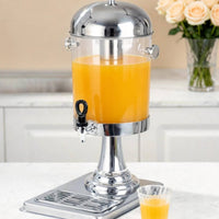Transparent Drink Dispenser Domed Lid Tap Dispenser Drain Tray Drinkware Raised Stand