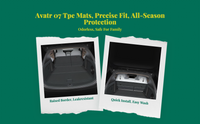 Waterproof TPE SUV trunk liner