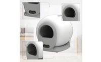Automatic Cat Litter Box Fully Enclosed Self-Cleaning Cat Litter Box Appliance Freestanding Compact for Indoor, Living Room