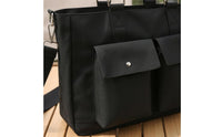 Rectangular Travel Bag Matte Material Utility Travel Bag Detachable Shoulder Strap Handbag for Daily Storage