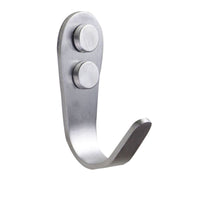 Black Stainless Steel Single Robe Hook for Home, Hotel, Kitchen, and Bathroom