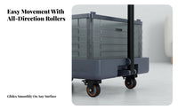 Foldable Hand hand cart Portable foldable surface Cart 360° rotating casters