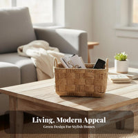 Woven Storage Box adaptable Home Organization Rustic appearance for children, Parents