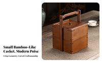 Traditional Double-Layer Carrying Box