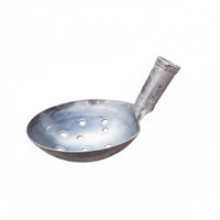 Multi-Purpose Cement Scooping Head Adjustable Angle Heavy Duty Iron Ladle Hand Forged Feed Scoop for Construction Workers, Farmers, DIY Enthusiasts, Farms, Gardening