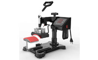 Electric Cap Heat Press Sturdy Metal Frame Tabletop Cap Press Touch Buttons