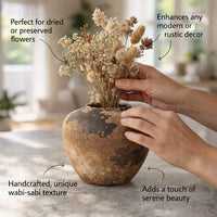 Wabi-Sabi Ceramic Vases: Japanese Zakka Style