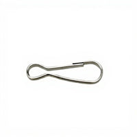 Metal-coated drapery hook, metal organizer accessory, rust-resistant hanging storage, DIY craft, keychain fastener