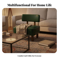 Padded Floor Chair with Backrest Back Support Low Stool Multi-Purpose for Adults