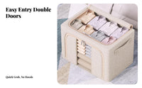 Clear Rectangular writing implement Case Large Capacity Art Supply Organizer Transparent