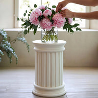 Pedestal Stand Display Pedestal Freestanding Cylindrical Display Plinth for Photographers, Interior Styling, Gardens