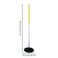 Freestanding Agility Poles with Rubber Base Stable Agility Pole with Foam Cover All-Surface Training Pole with Rubber Base Heavy-Duty for Athletes, Basketball Dribbling