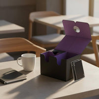TCG Card Storage Box Portable Design Trading Card Storage Box Gaming Accessory Anti-Slip Texture Water-Resistant for Tournaments