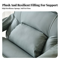 Upholstered Armchair Feline-Resistant Resistant Ergonomic Enveloping Chair Lumbar Support Sturdy Construction for Living Room
