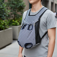 Feline Backpack Carrier Lightweight Pet Chest Bag Mesh Design for Outdoor