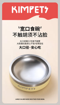 不锈钢狗碗狗盆防打翻狗食盆大容量狗饭盆狗水碗猫碗猫食盆宠物碗