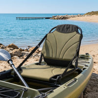 Kayak Seat Adjustable Kayak Seat with Back Support Compact for Kayakers, Paddlers