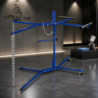 Adjustable Bumper Stand with Wheels Sturdy Bumper Repair Stand Mobile Rolling for Auto Body Technicians, Workshops