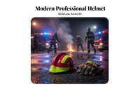 Firefighter Salvage Headgear Heat Resistant F2 Salvage Helmet Impact Resistant Firefighter Guard Ed Hard Hat for Firefighters, Firefighting Areas