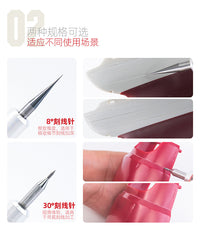 喵匠模型刻线针 高达拼装GK改造钨钢刻线针 HMK-07轻量化刀柄